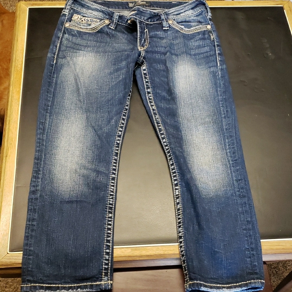 Women's Silver brand Tuesday Low Capris